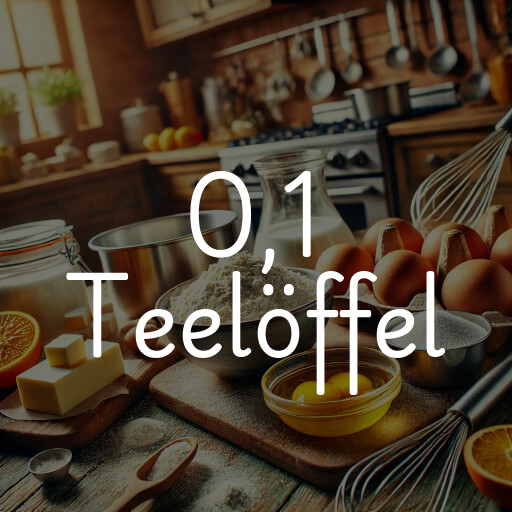 0,1 Teelöffel