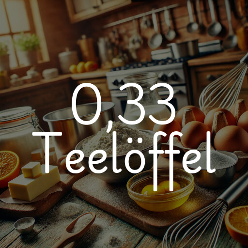 0,33 Teelöffel