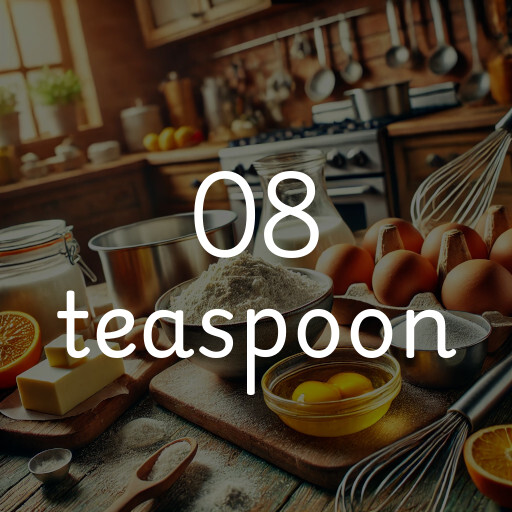 08 teaspoon