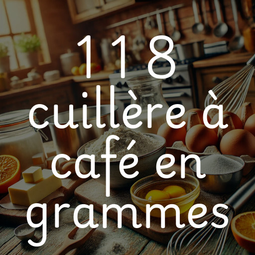 1 1 8 cuillère à café en grammes