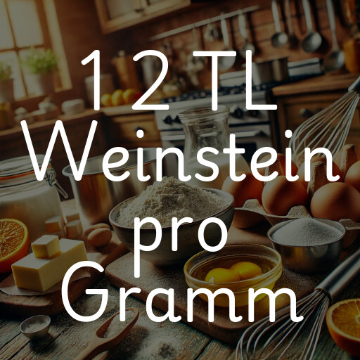 1 2 TL Weinstein pro Gramm