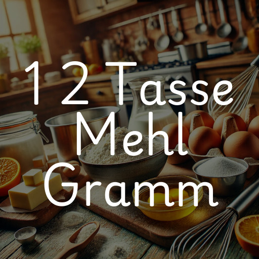 1 2 Tasse Mehl Gramm