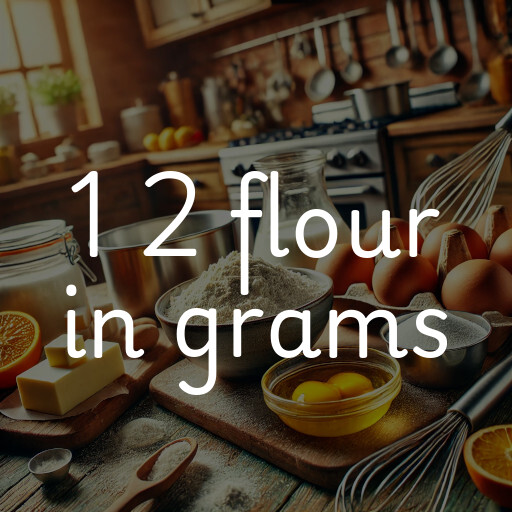 1 2 flour in grams