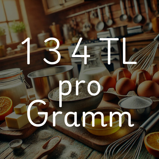 1 3 4 TL pro Gramm