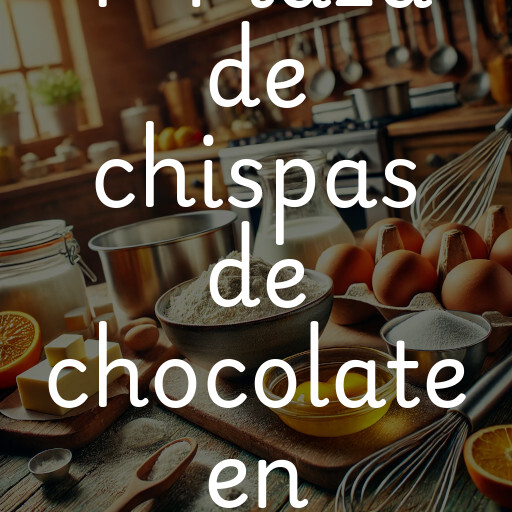 1 4 taza de chispas de chocolate en gramos