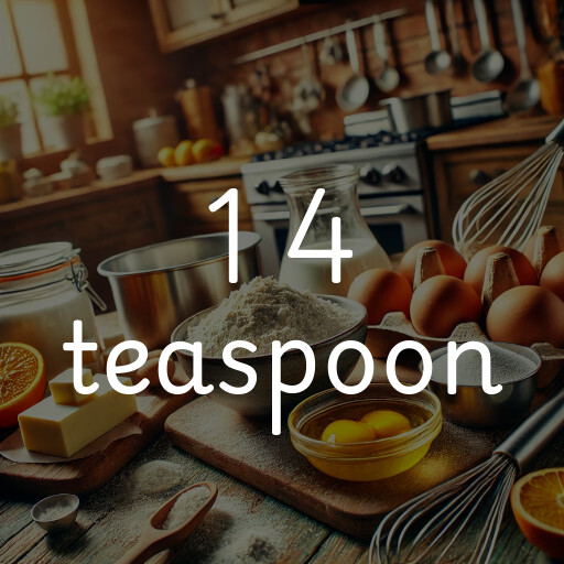 1 4 teaspoon