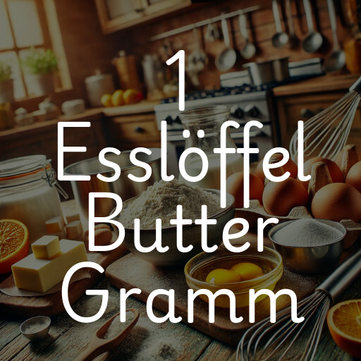 1 Esslöffel Butter Gramm