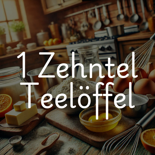 1 Zehntel Teelöffel