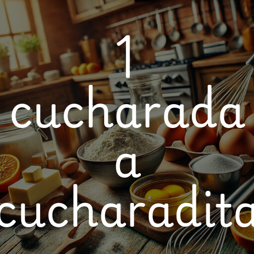 1 cucharada a cucharadita