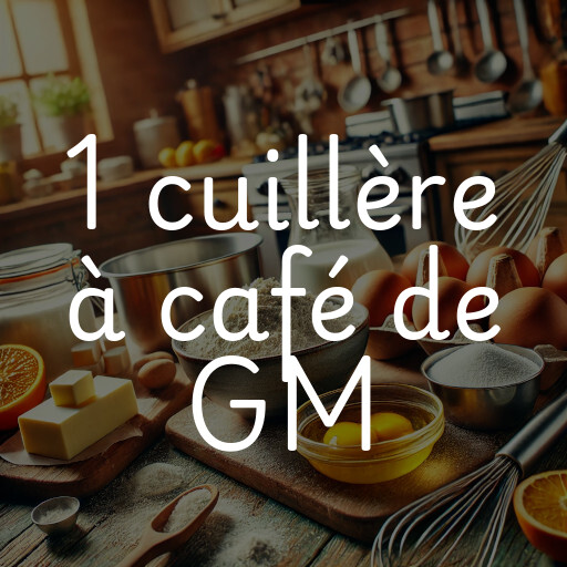 1 cuillère à café de GM