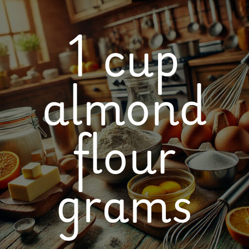 1 cup almond flour grams