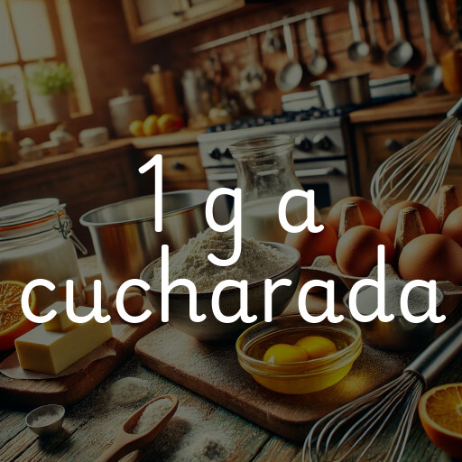 1 g a cucharada