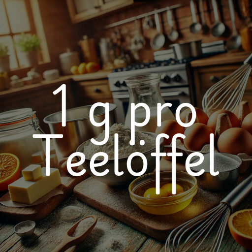 1 g pro Teelöffel