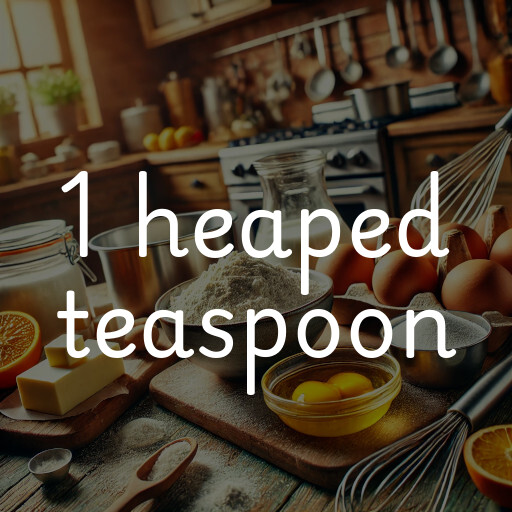 1 heaped teaspoon