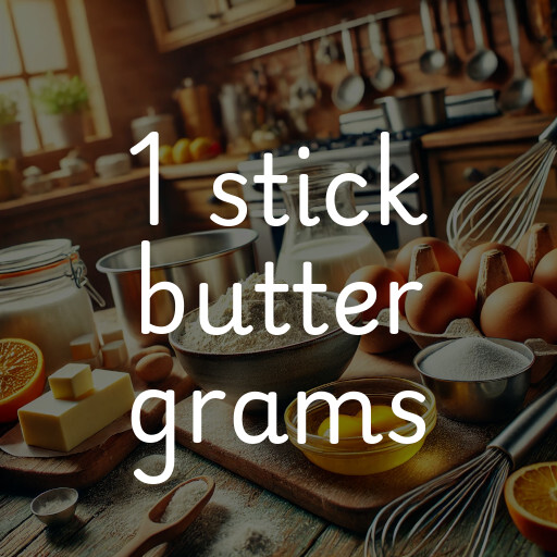 1 stick butter grams