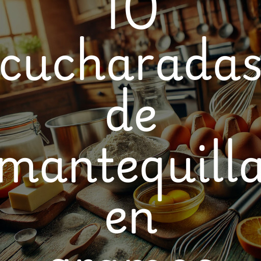 10 cucharadas de mantequilla en gramos