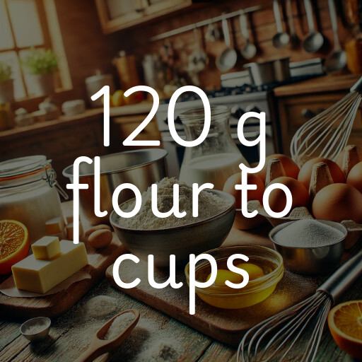 120 g flour to cups