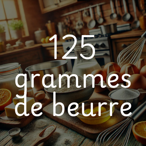 125 grammes de beurre