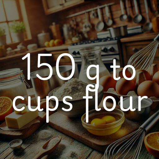 150 g to cups flour