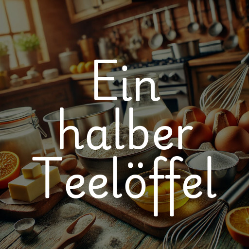 ein halber Teelöffel