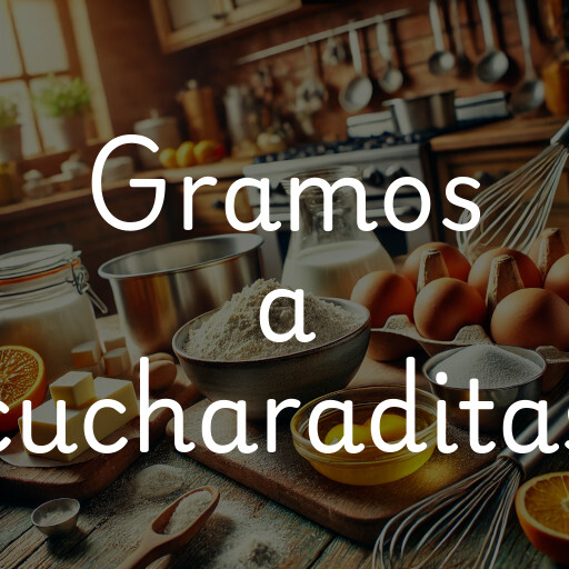 gramos a cucharaditas