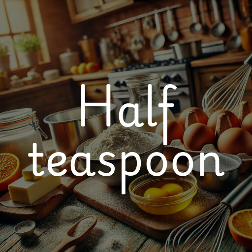 half teaspoon