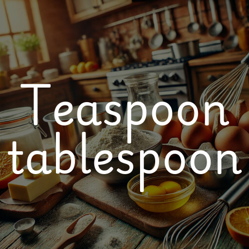 teaspoon tablespoon